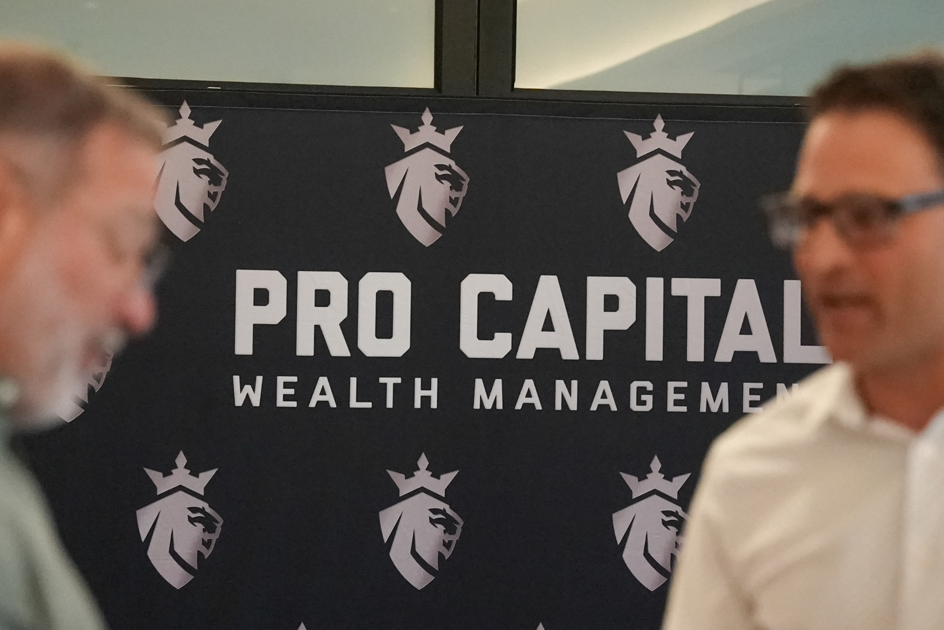 Pro Capital Wealth Management branded backdrop